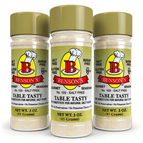 Bensons Table Tasty Salt Substitute - No Potassium Australia | Ubuy