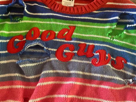 Chucky Good Guys Sweater Halloween costume size small… - Gem