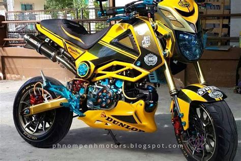 Revolution Honda MSX Custom Modification (ម៉ូតូ MSX ដែលបានចៃ្នហើយ ...