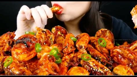 ASMR # 01 Spicy Seafood Mukbang - YouTube