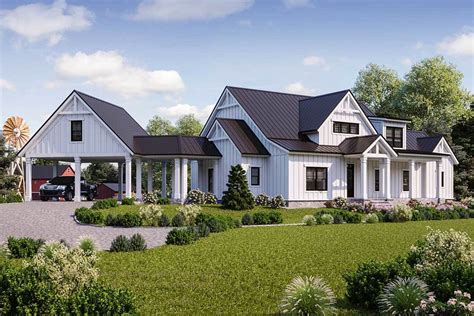 Modern Farmhouse Plans - Architectural Designs