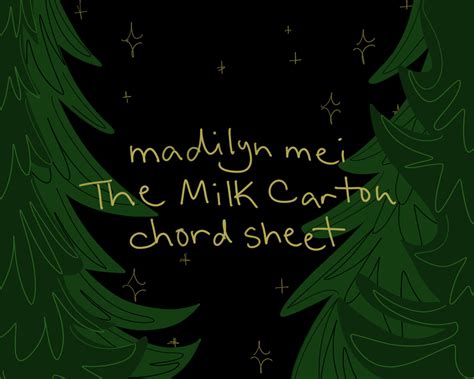 The Milk Carton — Madilyn Mei