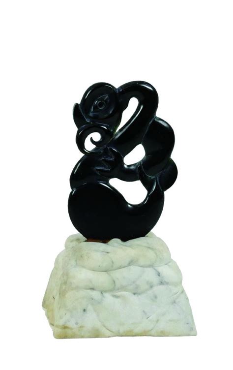 A well carved N.Z. greenstone… - Antique & Art Auction - Cordy's ...