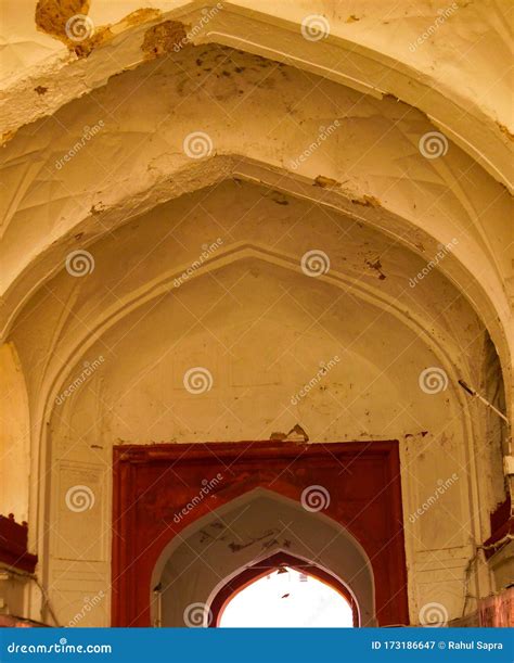 Colourful Old Architecture Inside Red Fort in Delhi India during Day Time, Famous Red Fort ...