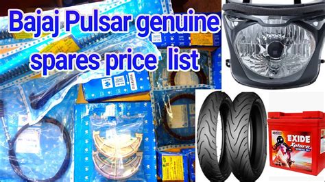 Bajaj Pulsar 150 Spare Parts | Reviewmotors.co