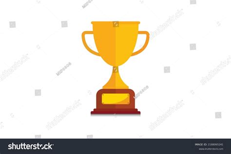 Gold Trophy Cup Vector Trophy Design Stock Vector (Royalty Free ...