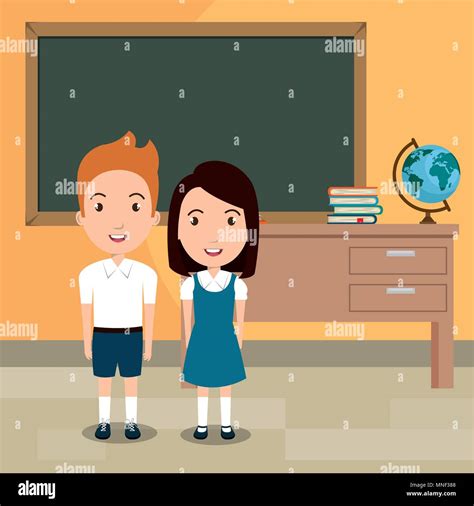 students in the classroom characters Stock Vector Image & Art - Alamy