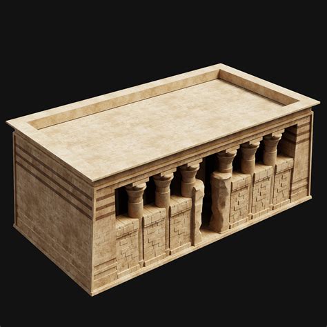 Ancient Temple Church Egypt Desert Collection - 3D Model by Enterables