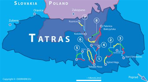 Tatra National Park Map