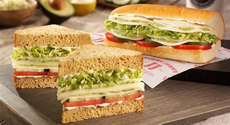 Make Your Own Jimmy John's 13 Gourmet Veggie Club Sandwich | Tourné ...