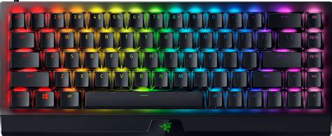 Razer – BlackWidow V3 Mini Hyperspeed Phantom Edition 65% Wireless Mechanical Yellow Linear ...