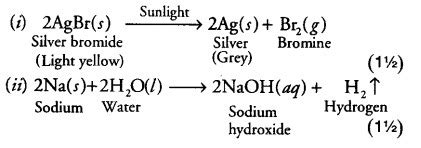 What happens if silver bromide is exposed to air. Give the chemical equation - Brainly.in