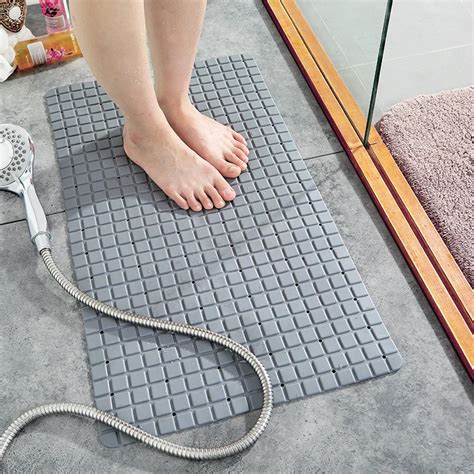 New Anti bacterial Non Slip Bath Mat Multicolor Shower Foot Massage PVC ...