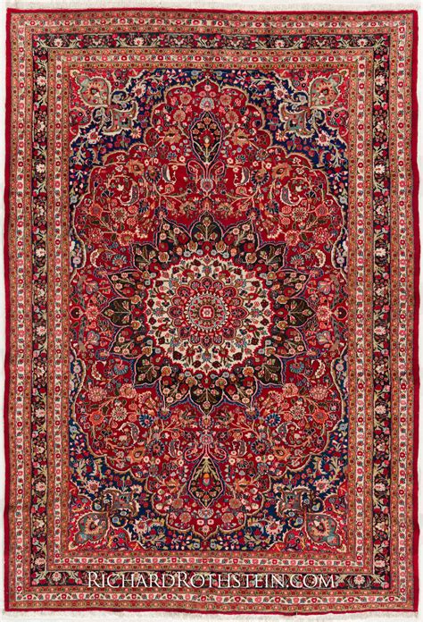 Antique Mashad Oriental Rug C53D9421