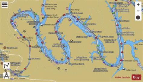 Cumberland River section 11_535_802 Fishing Map | Nautical Charts App