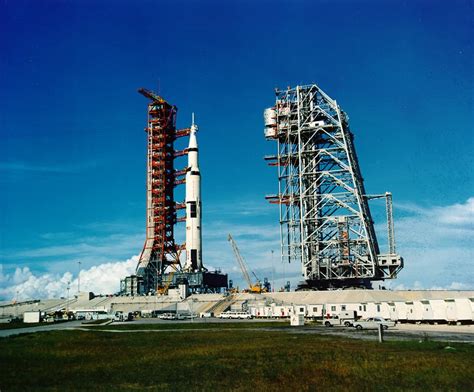 Apollo 11 Saturn V on launch pad 39A,July 1, 1969. Credit: NASA