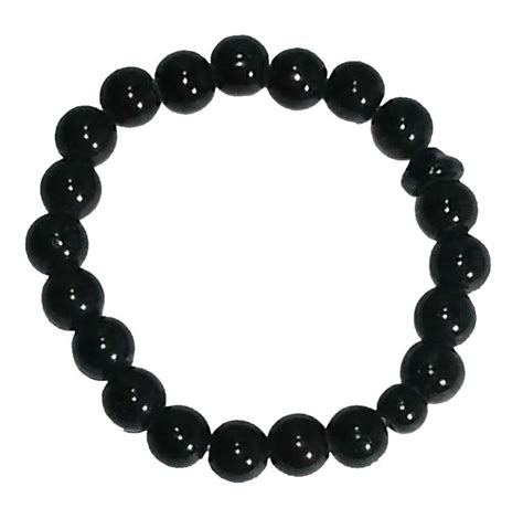 Buy New Divya Fashion India Black Tourmaline Natural Stone Bracelet ...