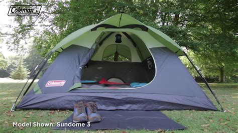 Coleman® Sundome 4 Person Tent - EN - YouTube