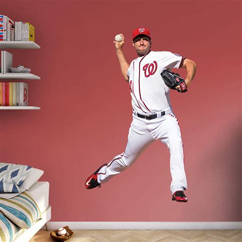 Life-Size Max Scherzer Wall Decal | Shop Fathead® for Washington ...