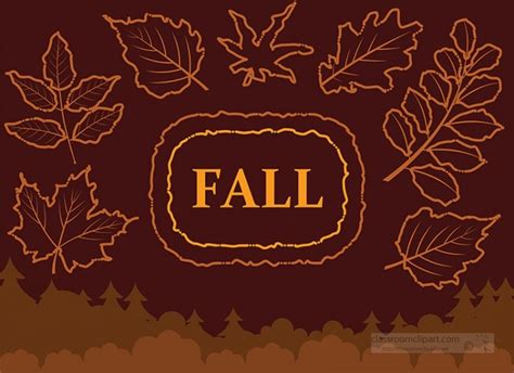 Seasonal Clipart-fall leaves banner clipart