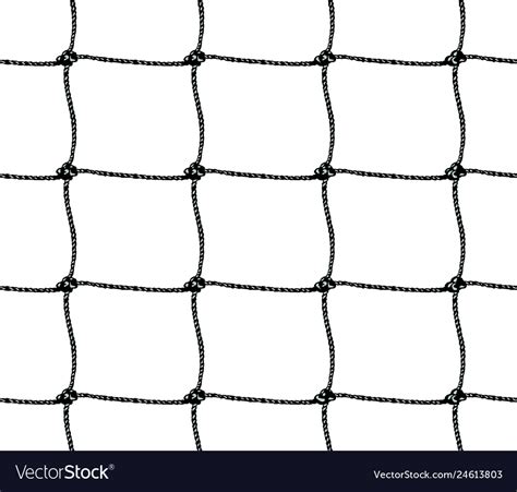 Seamless pattern of soccer goal net or tennis net Vector Image