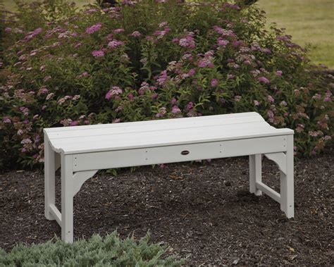 POLYWOOD® Traditional Garden 48" Backless Bench - BAB148 | POLYWOOD® Official Store