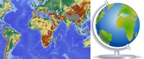 Difference Between Map and Globe (with Comparison Chart) - Key Differences