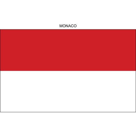 Monaco Flag - Awal Plastics Shop Catalogue