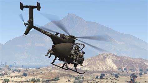 MH-6 Little Bird LEGACY MOD (troop version) - GTA5-Mods.com