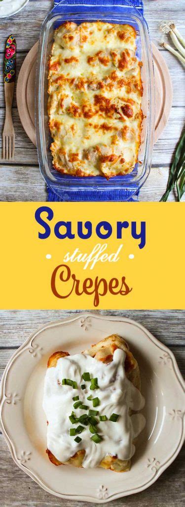 Savory stuffed crepes – Delicious Romania