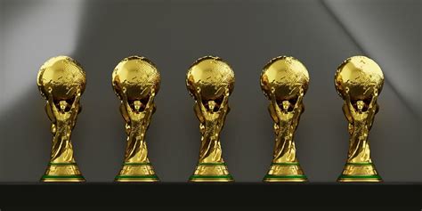 Stanley Cup and FIFA World Cup Trophy in most famous sports trophies