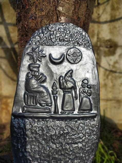 Art & Collectibles Art Objects Sculpture Kudurru Stele/the Code of Hammurabi/Babylon/Nibiru/Sol ...