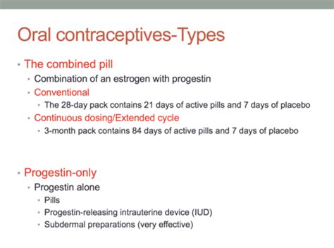 Oral Contraceptive and Hormone Replacement Therapy Flashcards | Quizlet