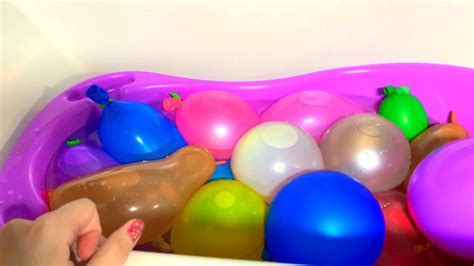 Water Balloons Pop Slow Motion - Sound Effect | Water Balloon Splash Sound Effect - YouTube