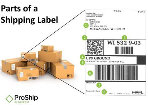 Parts of a Shipping Label | ProShip, Inc.