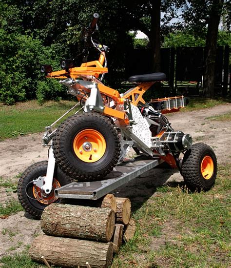 Tilting electric quad gets menacing off-road big brother