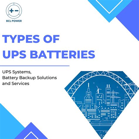 Types of UPS Batteries by BCL Power - Issuu