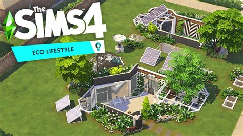 ECO FRIENDLY UNDERGROUND FAMILY HOME 🌳 | The Sims 4: Eco Lifestyle ...