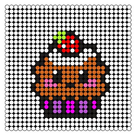 Kawaii Cupcake Perler Bead Pattern Bead Sprite Pixel Art Pixel | The ...