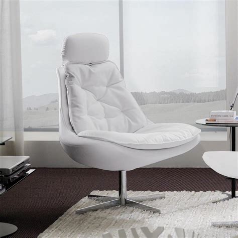 Bontempi Daya | Leather Lounge Chair | Living Room Furniture - Ultra Modern