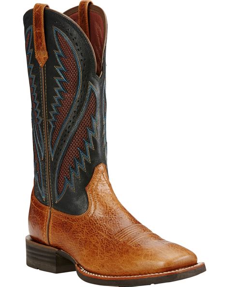 Ariat Men's VentTEK Quickdraw Square Toe Western Work Boots | Boot Barn