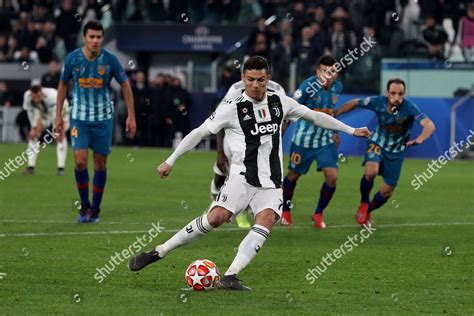 Cristiano Ronaldo Juventus Scores 3rd Goal Editorial Stock Photo ...