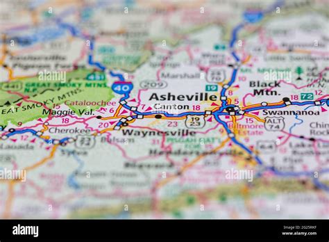 Canton north carolina map hi-res stock photography and images - Alamy