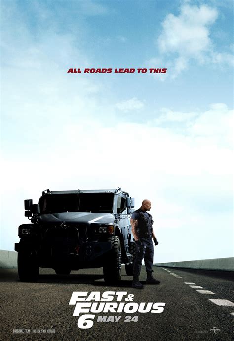 Fast and Furious 6 (2013) Poster - Dwayne Johnson - Fast and Furious ...