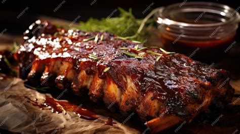 Premium AI Image | BBQ Ribs