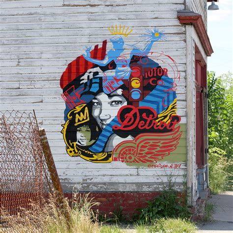 Detroit Street Art -7x9ft — Phoebe Joynt