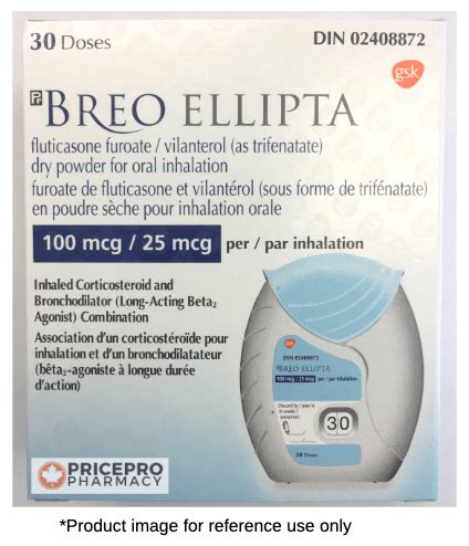 Buy Breo Ellipta Online From Canadian PricePro Pharmacy