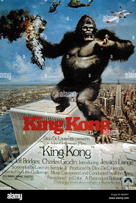 KING KONG -1976 POSTER Stock Photo - Alamy