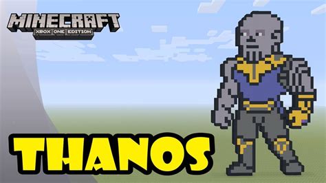 Thanos Pixel Art Minecraft - Alsproibida