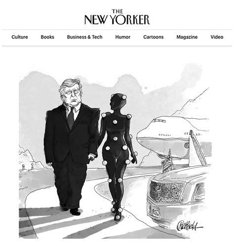 Today's New Yorker Daily Cartoon: Mo-cap Melania! - New Yorker Cartoonist Jason Chatfield